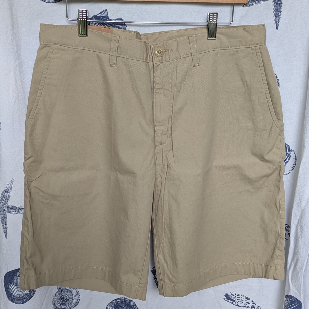 Patagonia All Wear Shorts El Cap Khaki Colorway NWT Size 33x10 Organic Cotton
